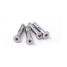 Stainless Steel 304 Flat Head Expansion Anchor Bolts  M8x20